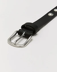 Ceinture en faux cuir à clous