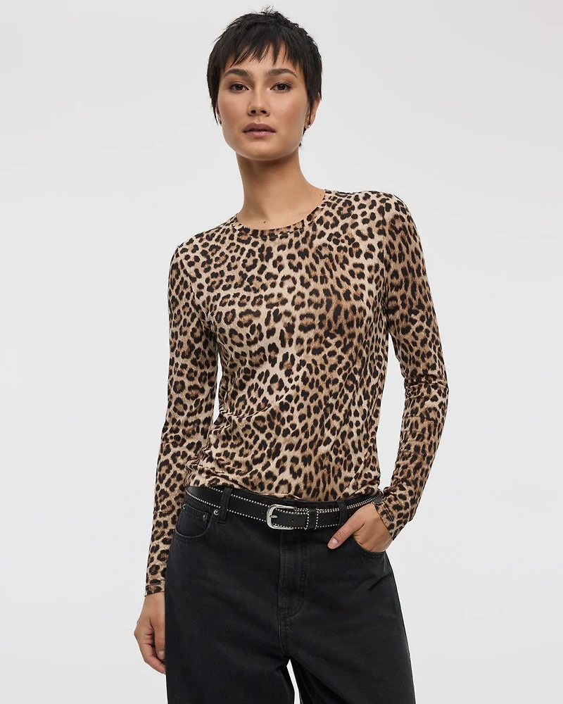 Long-Sleeve Crew-Neck Tee