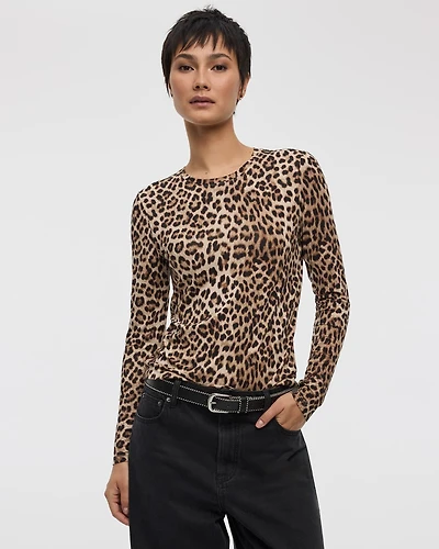 Long-Sleeve Crew-Neck Tee