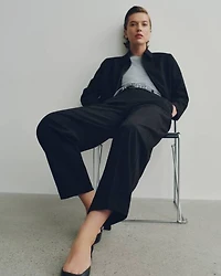 Mid-Rise Barrel Pants