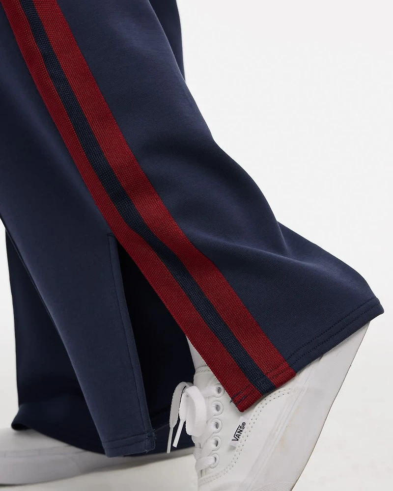 Wide-Leg Tracksuit Pant