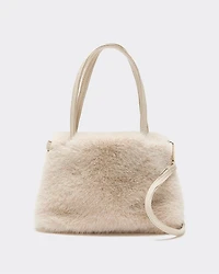 Sac sceau en fausse fourrure
