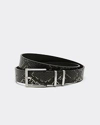 Faux-Snakeskin Belt