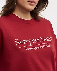 Long-Sleeve Crew-Neck Fleece Sweatshirt