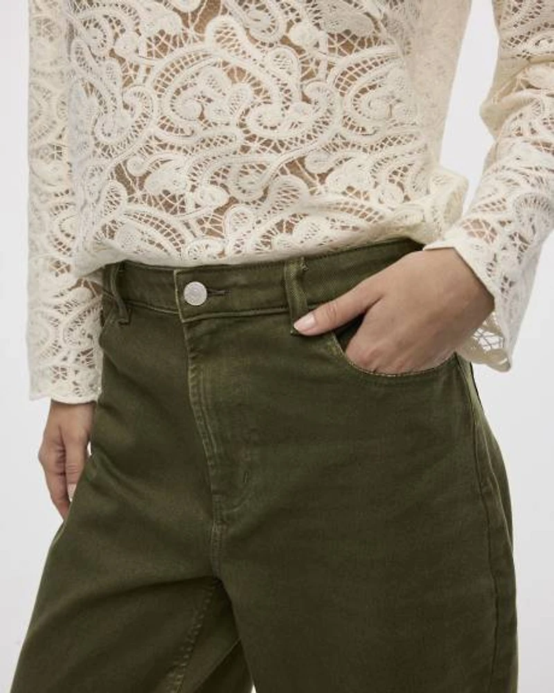 High-Rise Barrel Pant