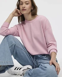 Long-Sleeve Crew-Neck Sweatshirt