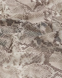 Square Scarf with Snakeskin Print
