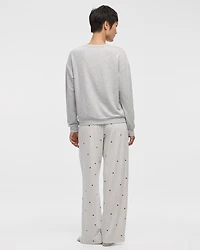 Long-Sleeve Crew-Neck Sweatshirt