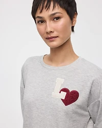 Long-Sleeve Crew-Neck Sweatshirt