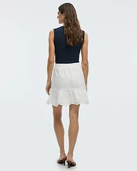 Mini Eyelet Skirt