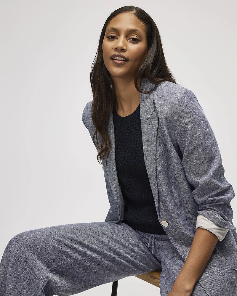 Linen Blend Blazer