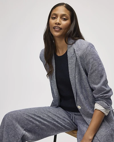 Linen Blend Blazer
