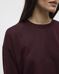 Long-Sleeve Crew-Neck Sweatshirt