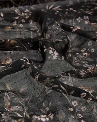Square Scarf with Floral Print