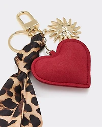 Red Heart Bag Charm