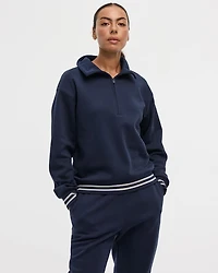 Pull à demi-zip