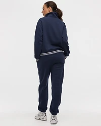 Pull à demi-zip