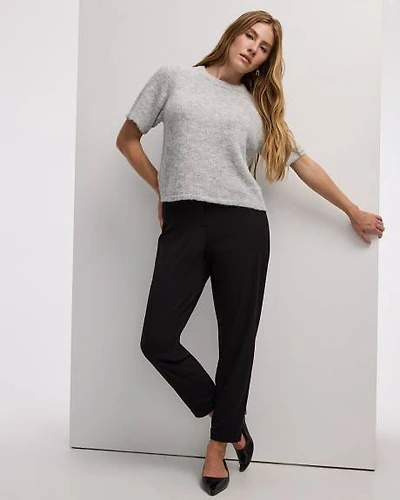 Tapered-Leg High-Rise Pant