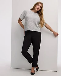 Tapered-Leg High-Rise Pant
