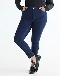 Jean à jambe skinny et taille haute
