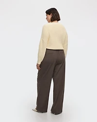 Wide-Leg High-Rise Pant
