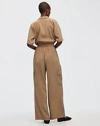 Wide-Leg Cargo Pant