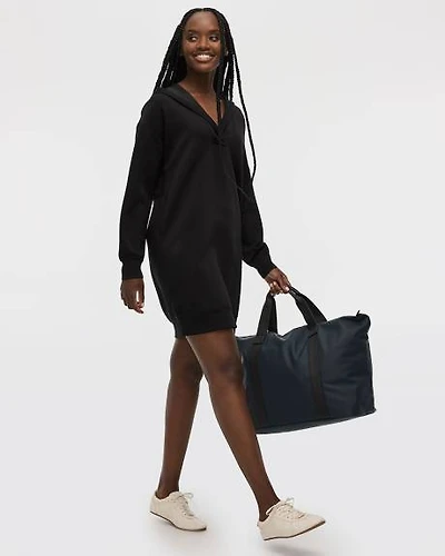 Long-Sleeve Hooded Dress