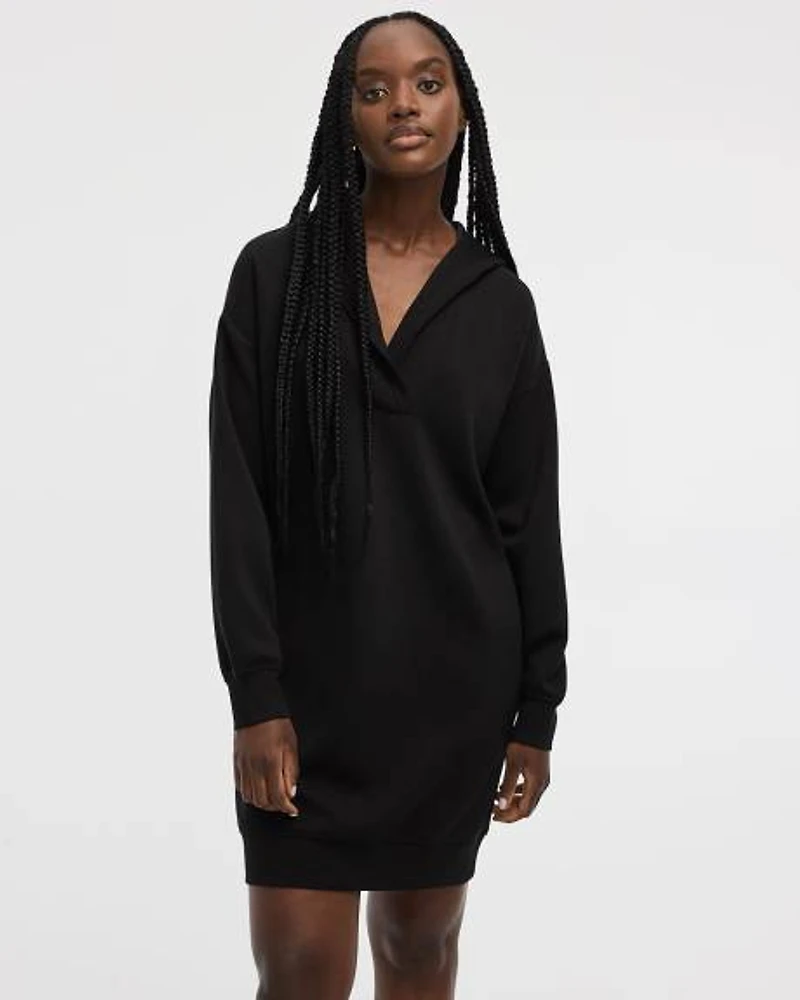 Long-Sleeve Hooded Dress