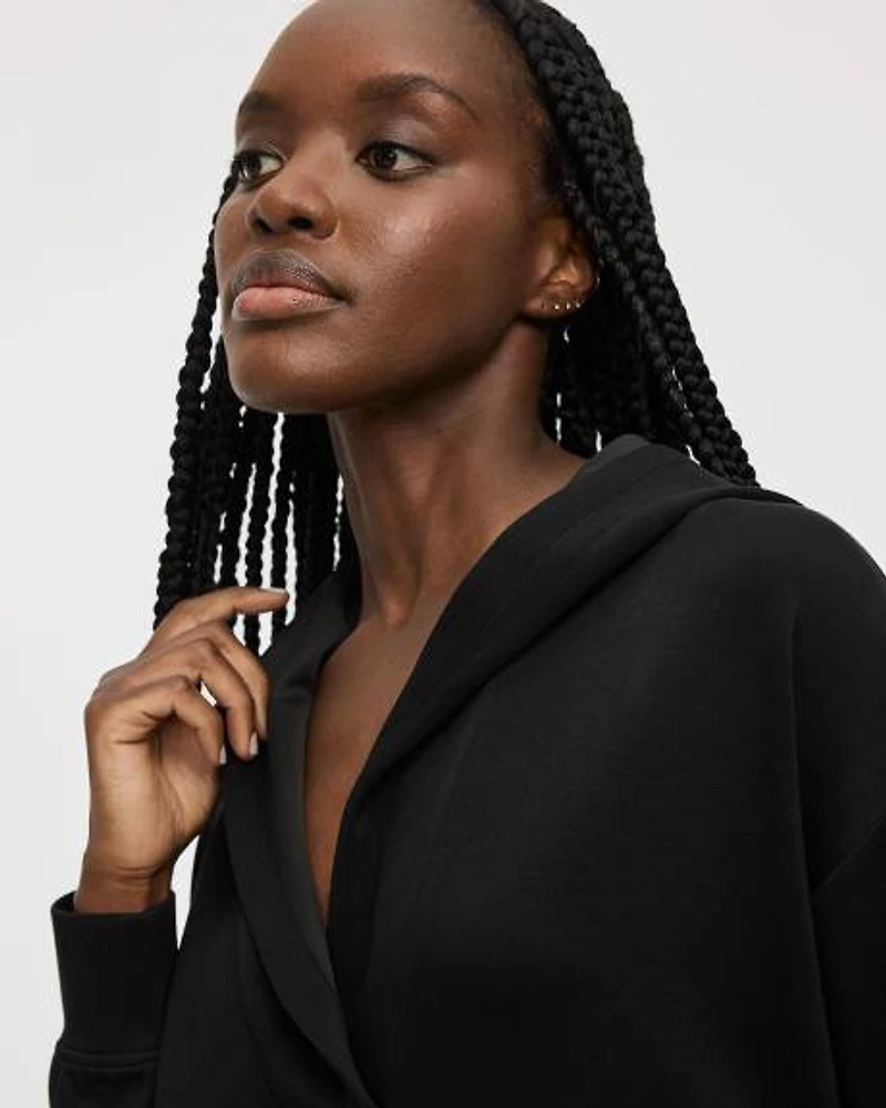 Long-Sleeve Hooded Dress