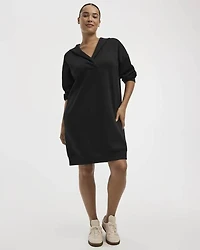 Long-Sleeve Hooded Dress