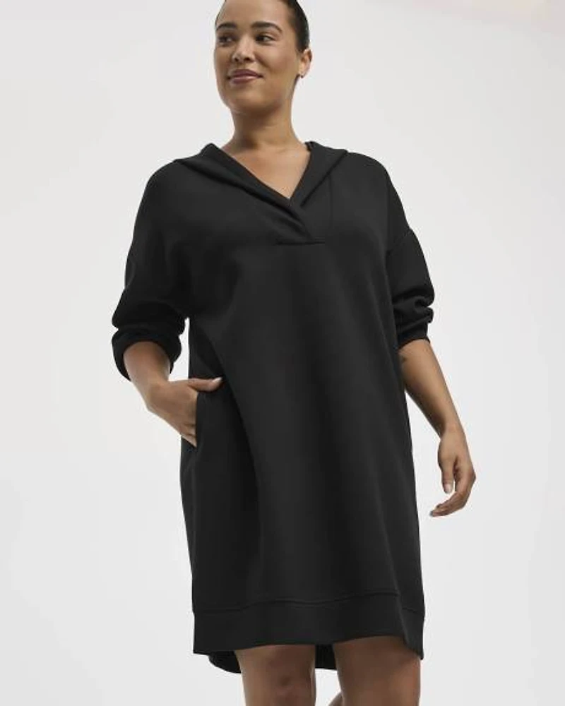 Long-Sleeve Hooded Dress