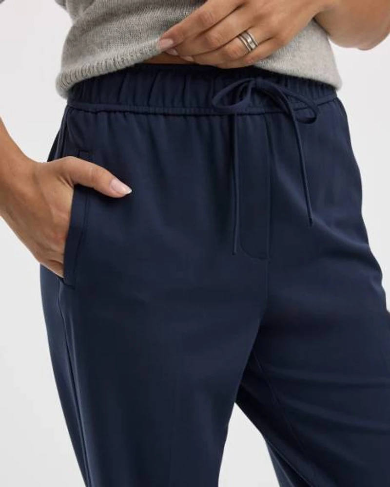 Tapered-Leg High-Rise Pants