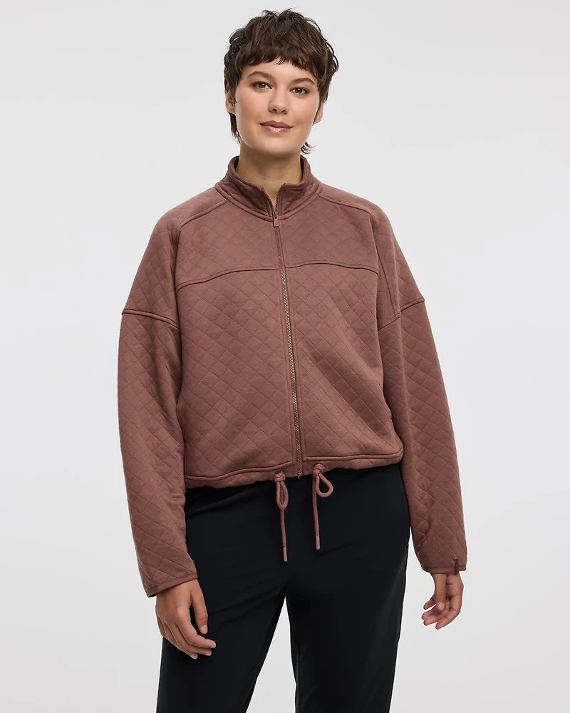 Quilted Jacquard Jacket
