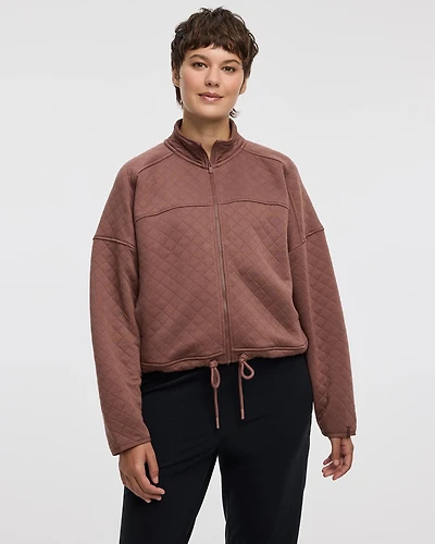 Quilted Jacquard Jacket