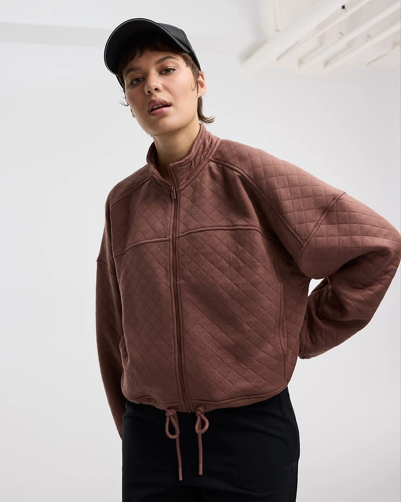 Quilted Jacquard Jacket