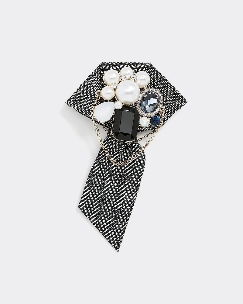 Herringbone Cravate Brooch