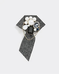 Herringbone Cravate Brooch