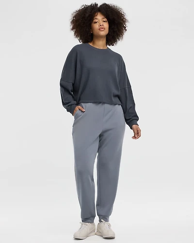 Pantalon jogger en tricot bross