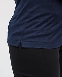 T-shirt à col rond et manches longues