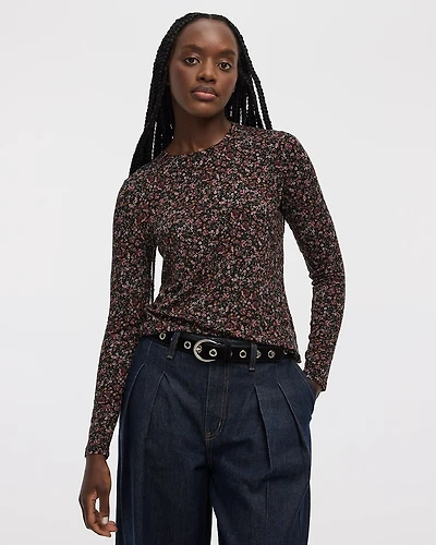 Long-Sleeve Crew-Neck Tee