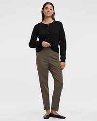 Tapered-Leg High-Rise Pant
