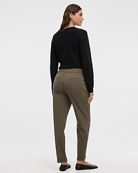 Tapered-Leg High-Rise Pant