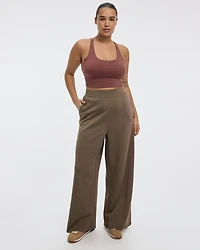 Wide-Leg Pull-On Pant