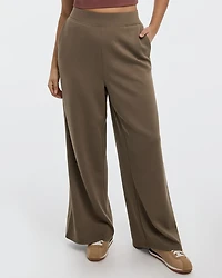 Wide-Leg Pull-On Pant