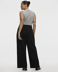 Wide-Leg High-Rise Jean