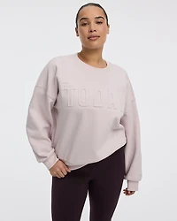 Fleece Embossed Sweatshirt