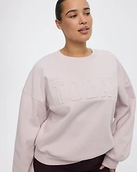 Fleece Embossed Sweatshirt