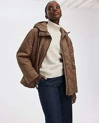 Manteau matelassé à capuchon