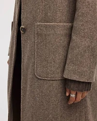 Manteau long à deux boutons
