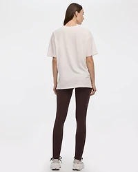 T-shirt Boyfriend à col rond